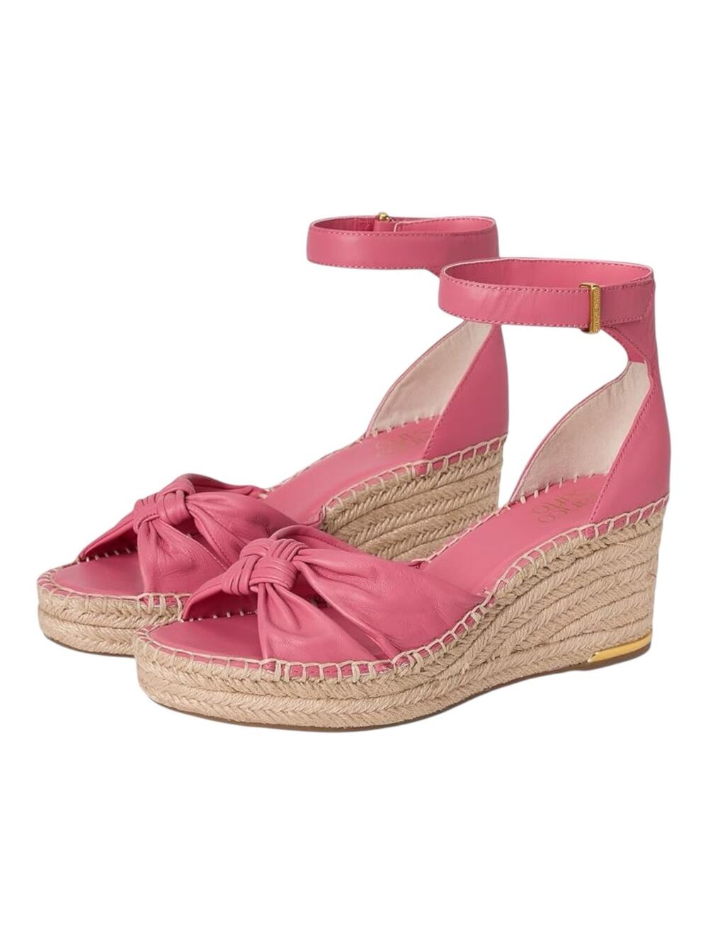 Franco Sarto Clementine Pink Espadrille Sandals Size 8.5